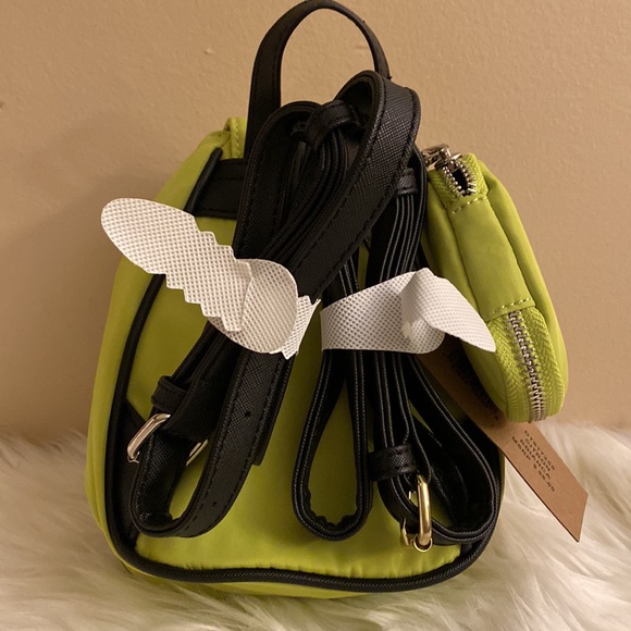 NWT Steve Madden Small Neon Green Mini Backpack - Picture 7 of 15